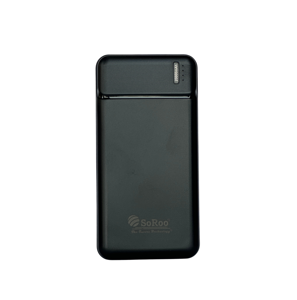Soroo 20000mAh Power Bank – Dual USB Portable Fast Charging Power Bank