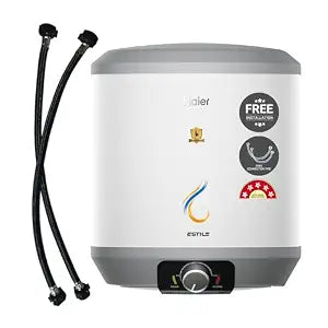 Haier ES15V-ESTILE 15L 5-Star Storage Water Geyser (2200W, White)