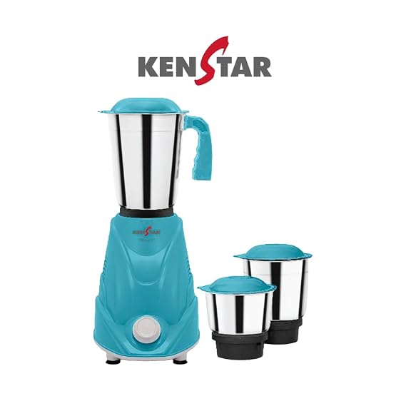 Kenstar Mixtor 500W Mixer Grinder with 3 Stainless Steel Jars – Power Plus Hybrid Motor