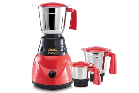 USHA Speed Max 550W Mixer Grinder for Kitchen