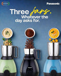 Panasonic MX-GE3750 Mixer Grinder with 2 Durable Jars – Powerful Kitchen Appliance 900Whatt and 1200Whatt
