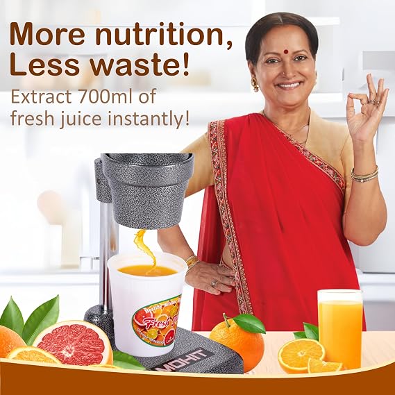 Mohit Pressure-Type Hand Juicer – Manual Fruit Juice Extractor