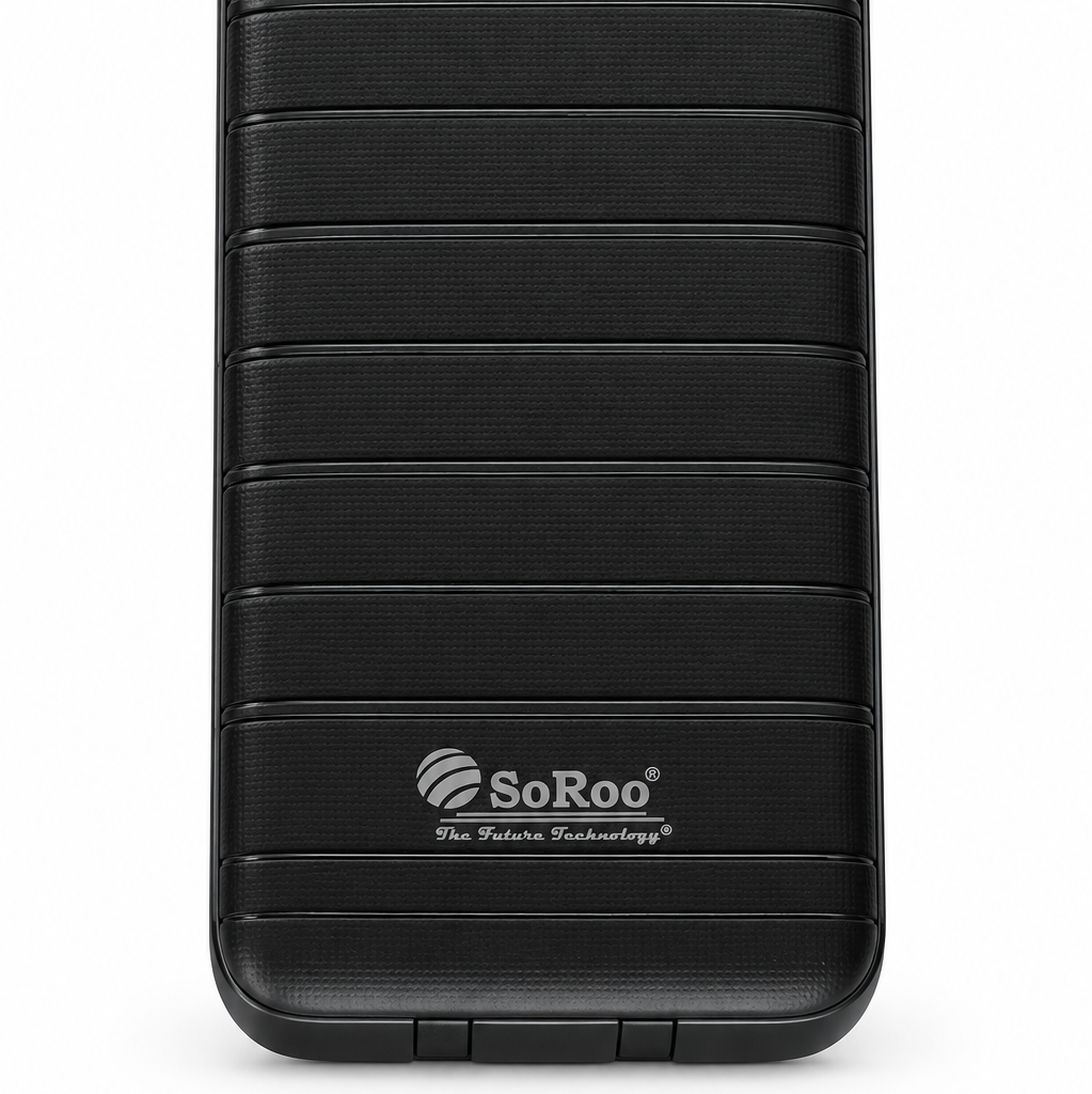 Soroo 10,000mAh Power Bank – Dual USB Portable Fast Charging Power Bank