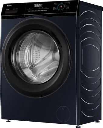 Haier 8 Kg 5-Star Inverter Fully Automatic Front Load Washing Machine (HW80-IM12929EBK, Glossy Black, 525mm Super Drum, PuriSteam)