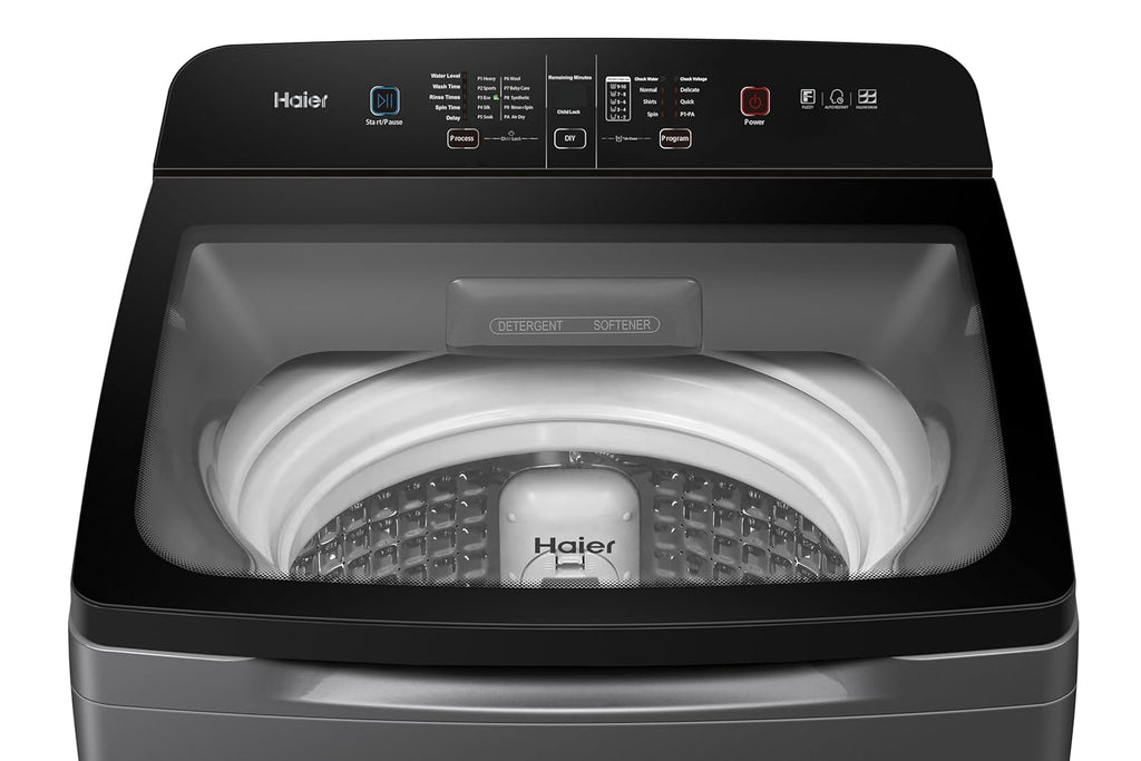 Haier HWM90-H688BK 9 Kg 5 Star Fully Automatic Top Load Washing Machine with In-Built Heater & Oceanus Wave Drum