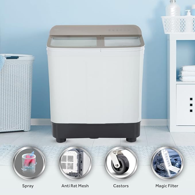 Haier HTW70-178N 7 Kg Semi Automatic Washing Machine