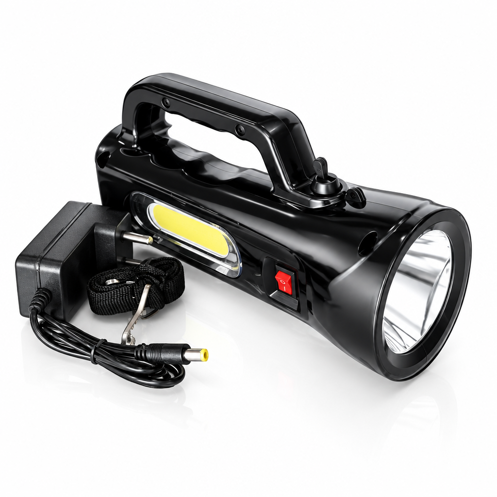 Forever Shine Rechargeable LED Torch with Side Light