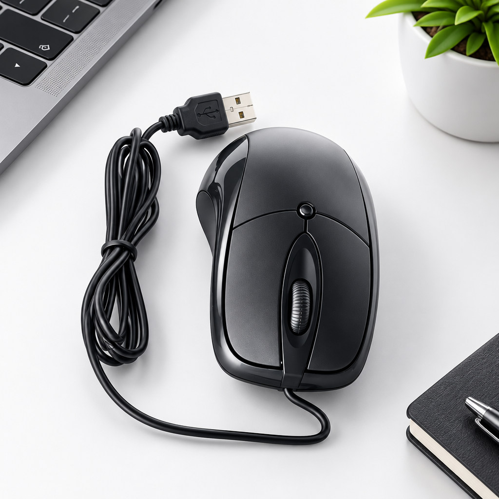 Enter Eternal Wired Optical Mouse – 1000 DPI USB 3D Mouse