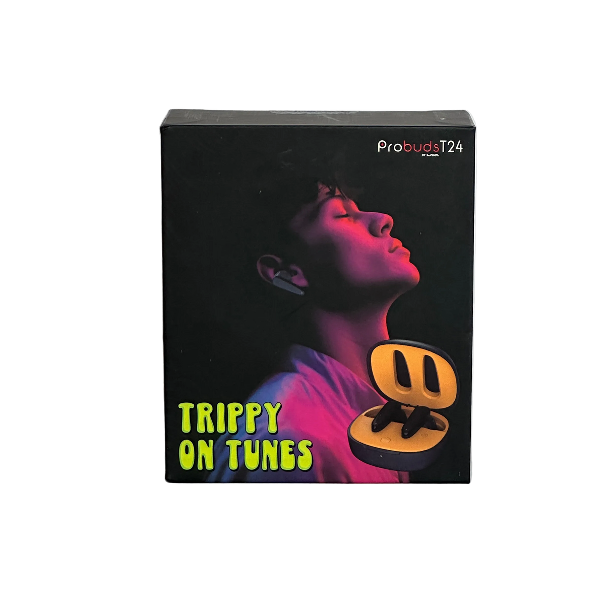 Lava Probuds T24 Wireless Earbuds – Yellow & Black Edition ("Trippy On Tunes")