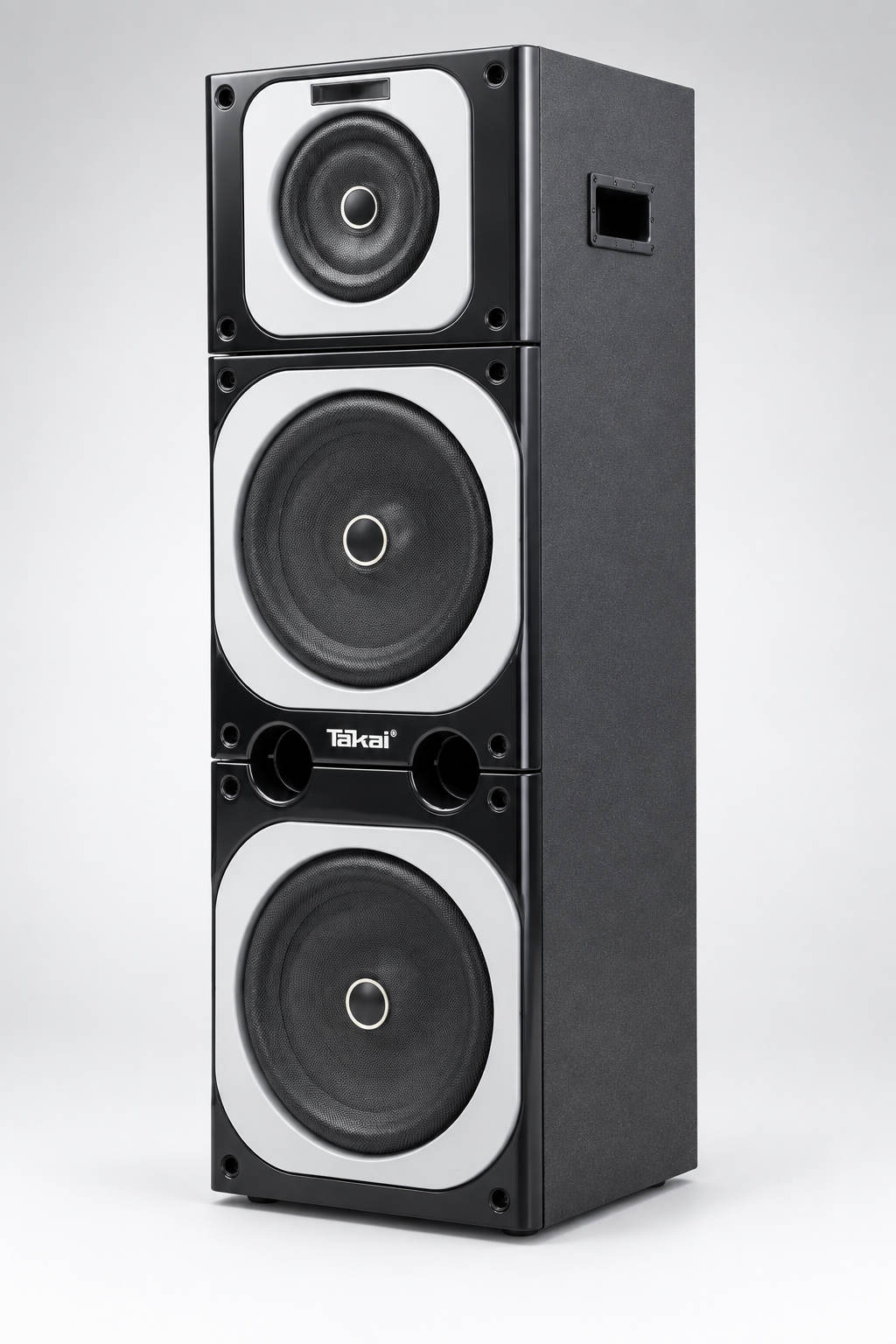 Takai Premium Sound System Tower Speaker with Inbuilt Amplifier & Dual Bass Drivers