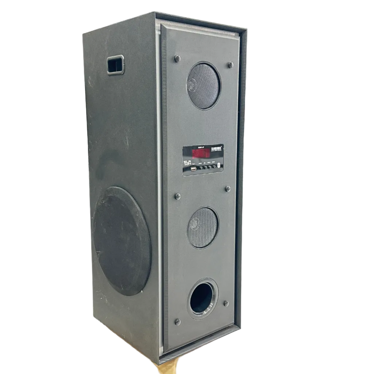 Samsonic Premium Single Tower Speaker with Built-In Amplifier