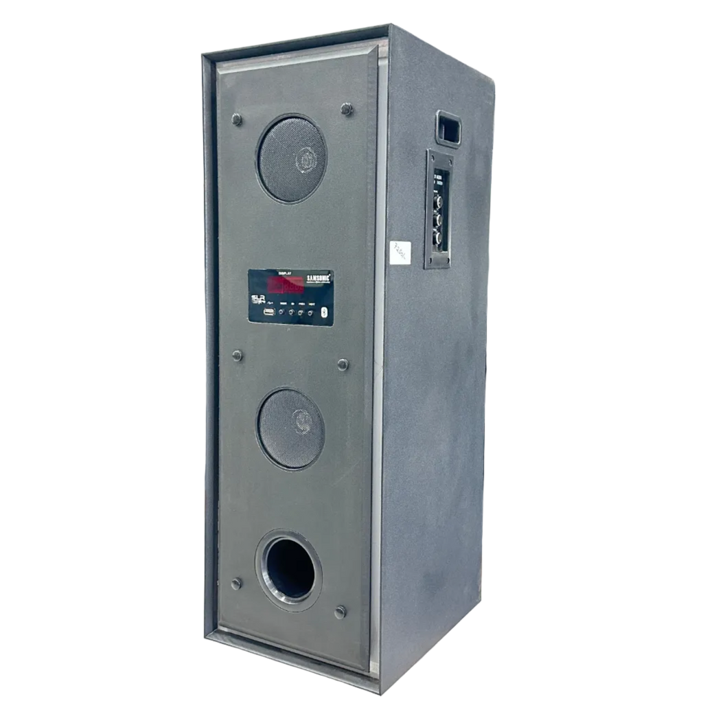 Samsonic Premium Single Tower Speaker with Built-In Amplifier
