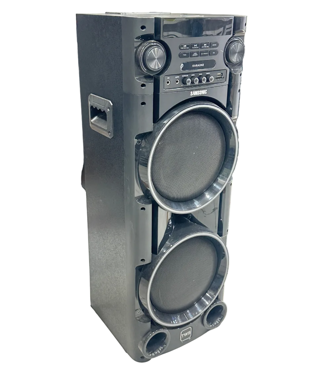 Samsonic Portable Karaoke Party Speaker with Dual Woofers