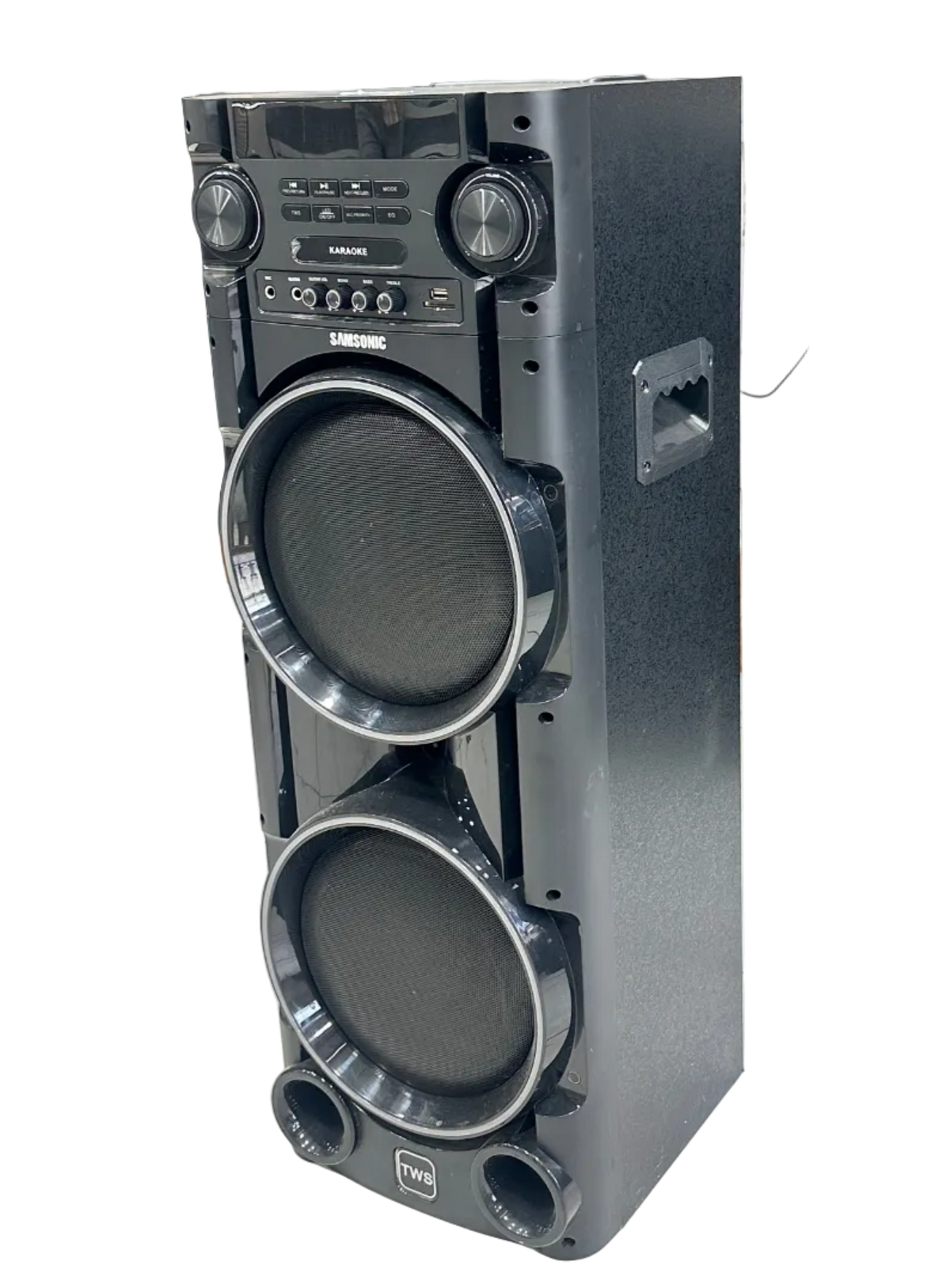 Samsonic Portable Karaoke Party Speaker with Dual Woofers