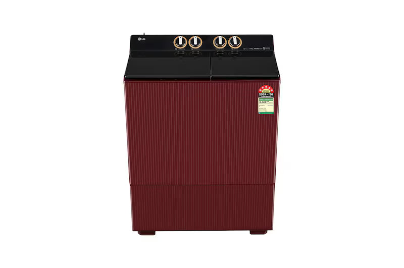 LG PX900H7SD4Z 9 Kg 5 Star Semi Automatic Top Load Washing Machine with Roller Jet Pulsator+, Wind Jet Dry+ & Dual Spin Shower