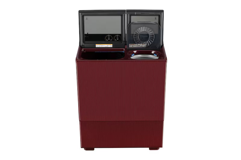 LG PX900H7SD4Z 9 Kg 5 Star Semi Automatic Top Load Washing Machine with Roller Jet Pulsator+, Wind Jet Dry+ & Dual Spin Shower