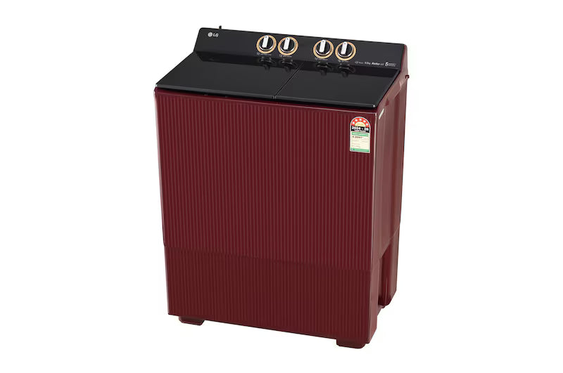 LG PX900H7SD4Z 9 Kg 5 Star Semi Automatic Top Load Washing Machine with Roller Jet Pulsator+, Wind Jet Dry+ & Dual Spin Shower