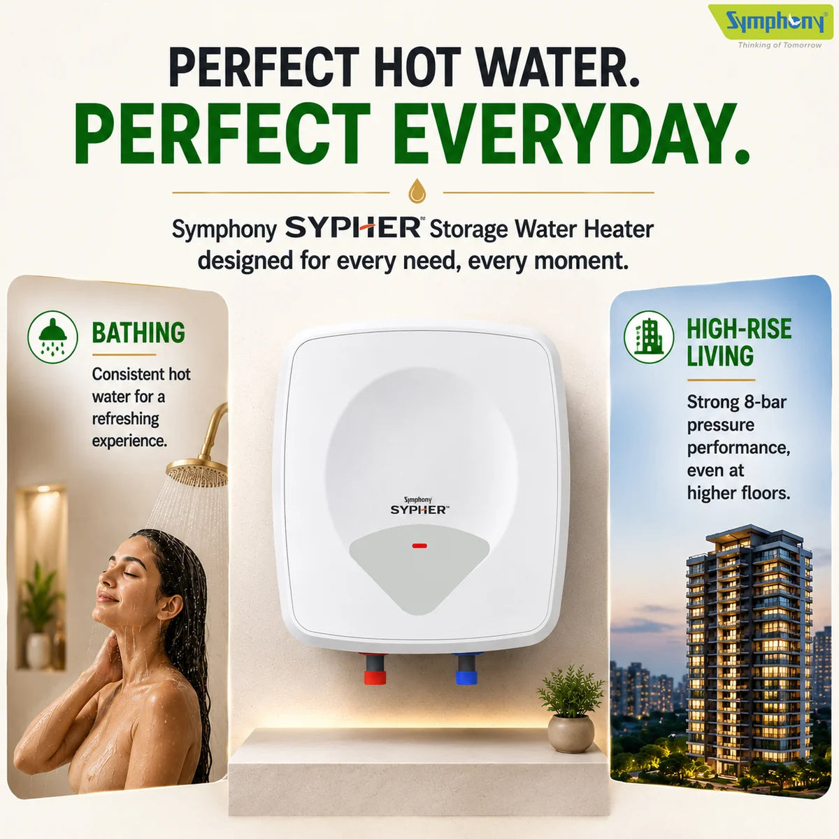 Symphony Sypher 15L Water Geyser – Model AGYST02
