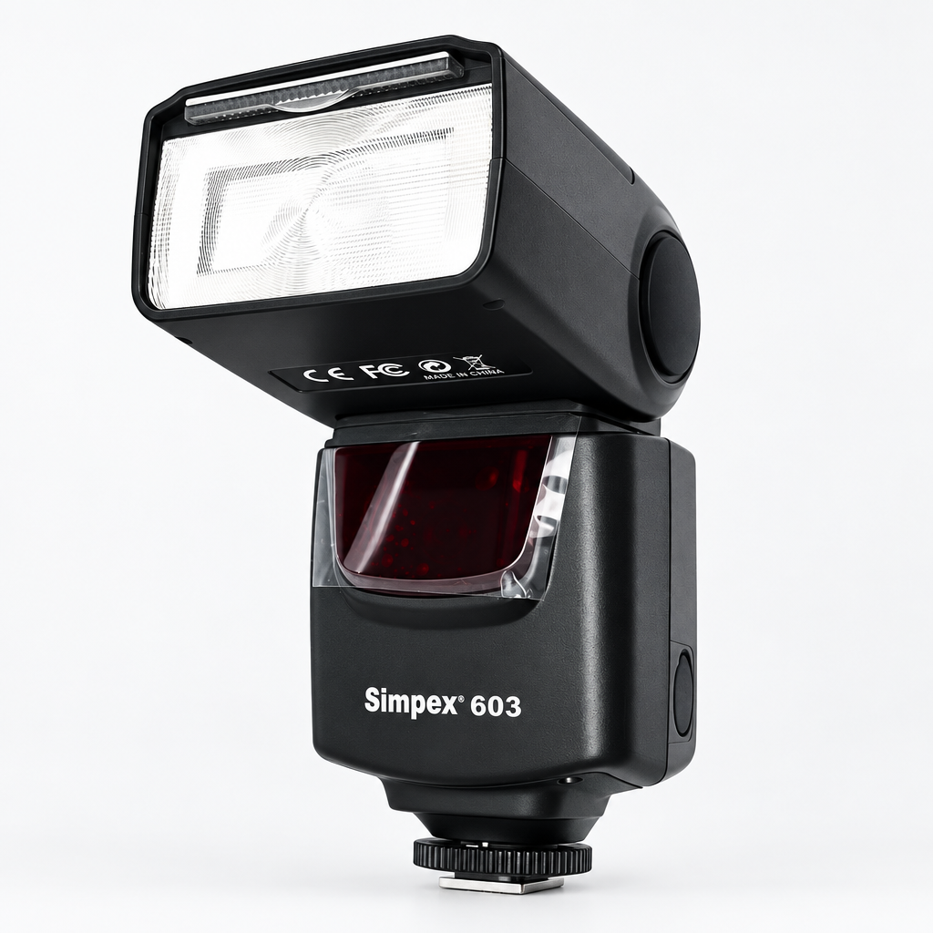 Simpex 603 Camera Flash – External Flash for DSLR & Film Cameras