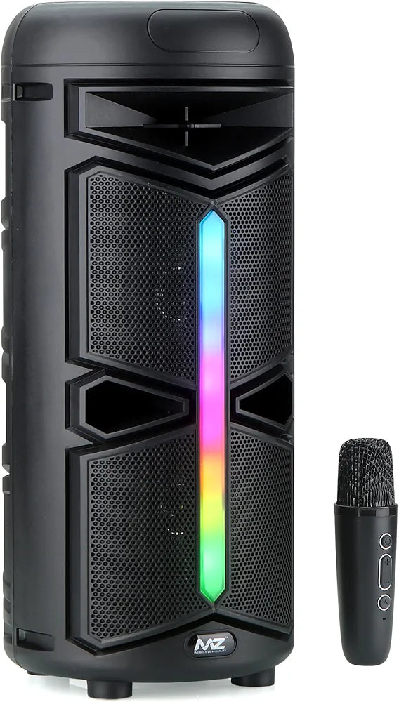 MZ M304 Portable Wireless Karaoke Bluetooth Speaker with Mic & Dynamic Sound (10W)