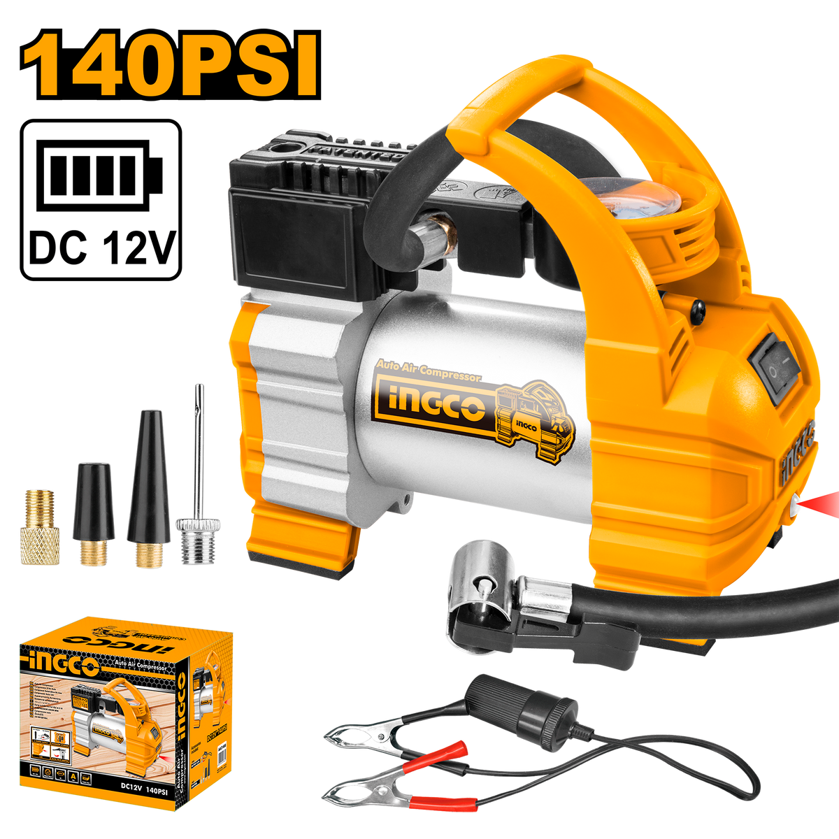 INGCO AAC1408 Auto Air Compressor