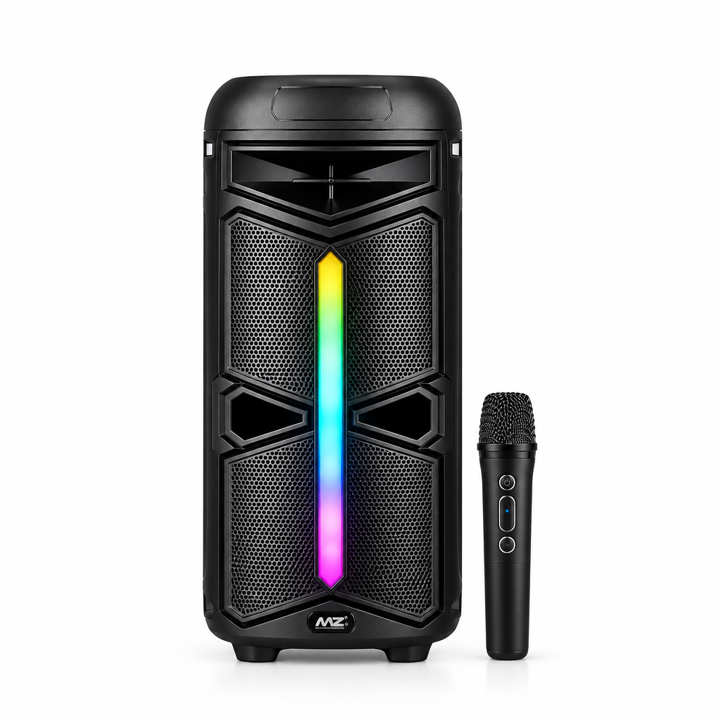 MZ M304 Portable Wireless Karaoke Bluetooth Speaker with Mic & Dynamic Sound (10W)