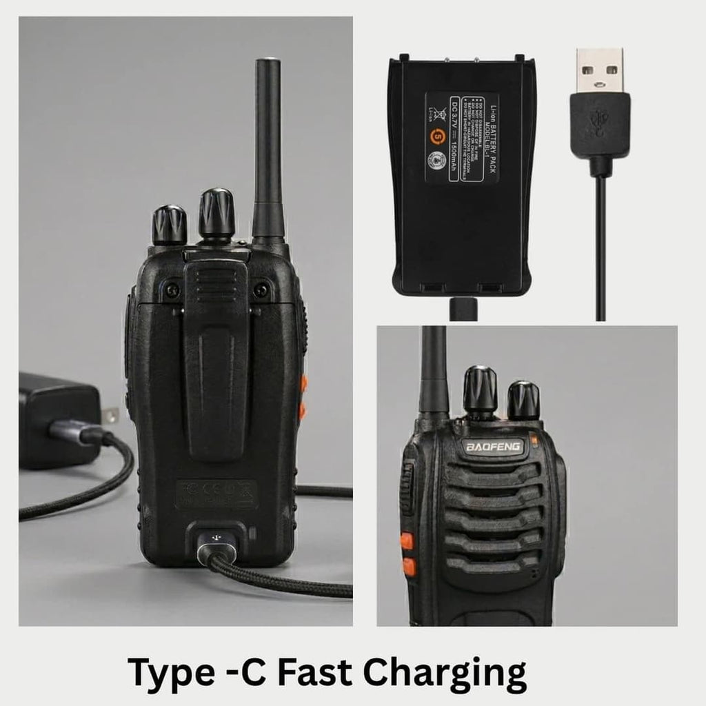 walky talkie dual pcs set