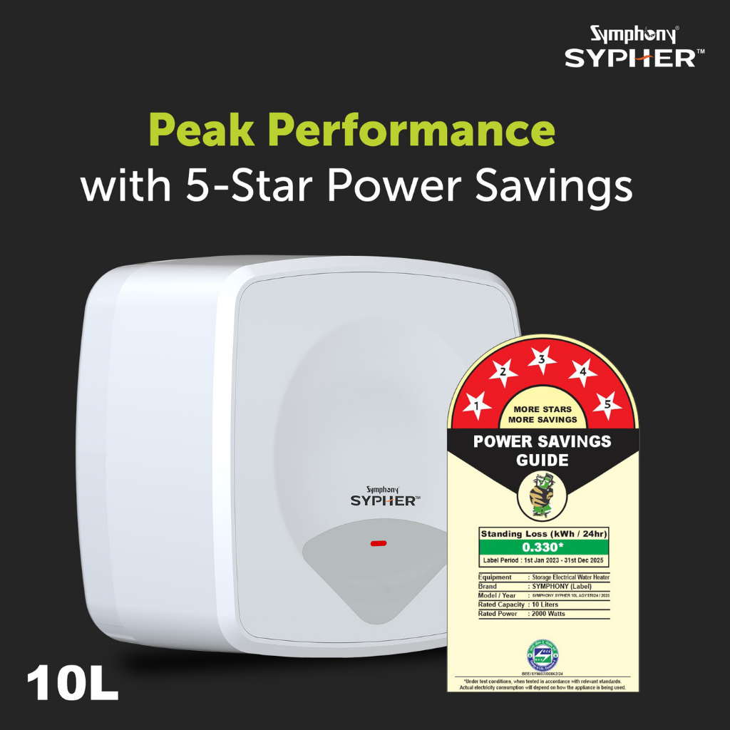 Symphony Sypher 10L Water Geyser – Model AGYST024